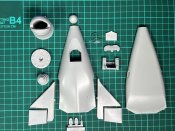 Marooned 1968 XRV Experimental Re-Entry Vehicle 1/48 Scale Model Kit