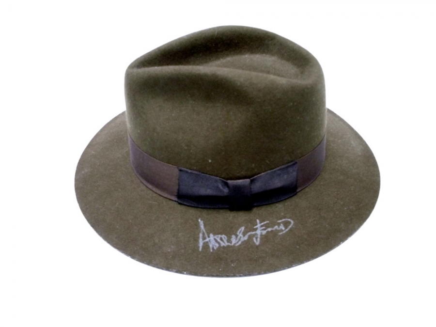 Indiana Jones Harrison Ford Autographed Hat - Click Image to Close