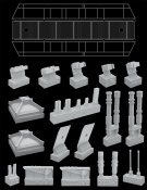 Star Wars Imperial Service Gantry for 1/32 Scale Tie Fighter Model Kit by AMT