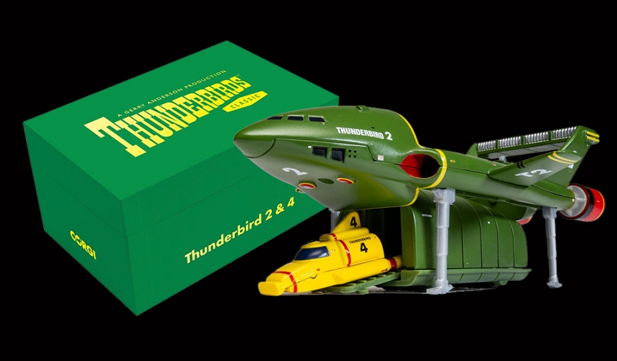 Thunderbirds F.A.B. Collection Diecast TB2 and TB4 Box Set by Corgi - Click Image to Close