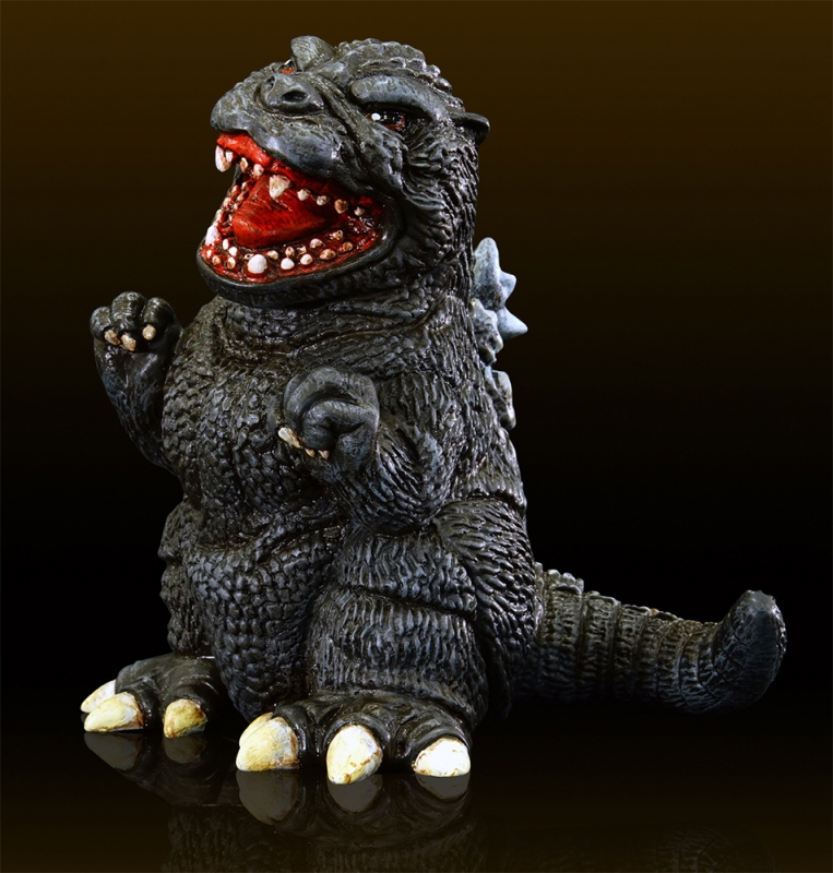 Godzilla Vs. Biollante 1989 Mame Godzilla Soft Vinyl Model Kit by Kaiyodo - Click Image to Close