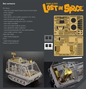 Lost In Space 1/35 Scale Chariot Interior and Exterior Photoetch Set