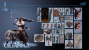 Cold Winter Wolf Beserker 1/6 Scale Female Figure with Wolf by Lucifer