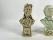 Legends of Cinema 3pc Resin Busts: Phantom of the Opera (1943), White Zombie (1932), The Mummy (1932)