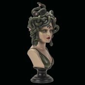 Medusa 15 Inch Statue Bust with LED Light Eyes