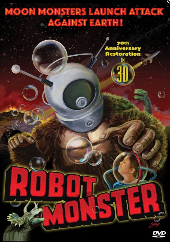 Robot Monster 70th Anniv 3-D Film Restoration DVD - Click Image to Close