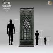 City of Shadows Dark Window Gothic Figure Diorama Base