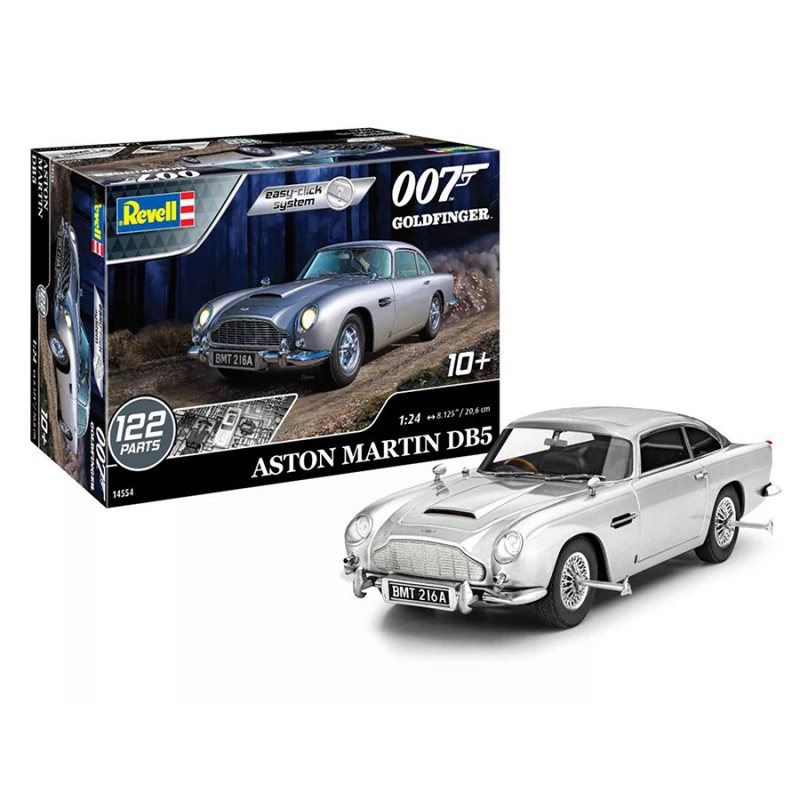 James Bond: Aston Martin DB5 Car from Goldfinger 1/24 Model Kit - Click Image to Close