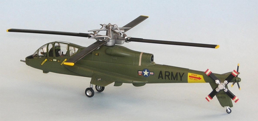 U.S Army AH-56A Cheyenne Helicopter 1/72 Scale Plastic Model Kit by Atlantis - Click Image to Close