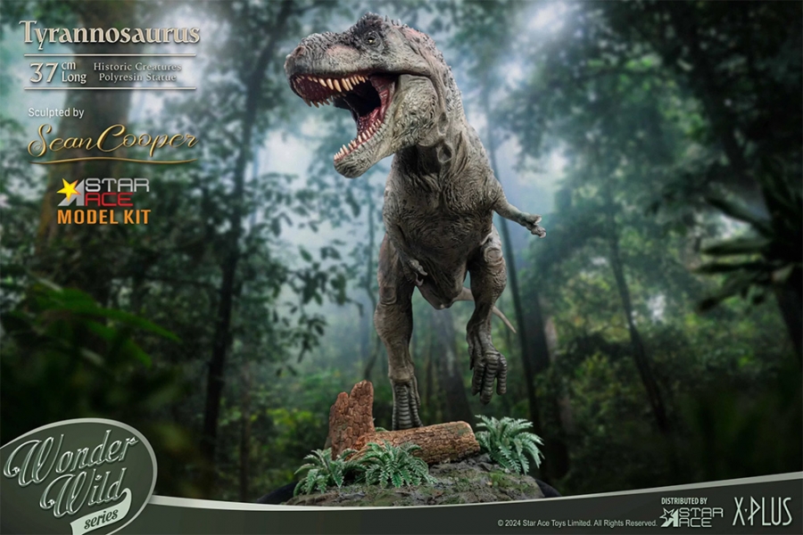 Tyrannosaurus Dinosaur T-Rex Model Kit by Stat Ace Wonders of the Wild - Click Image to Close
