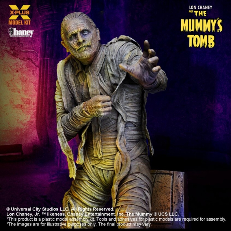 Mummy The Mummy's Tomb 1/8 Scale Model Kit by X-Plus Lon Chaney Universal Monsters - Click Image to Close