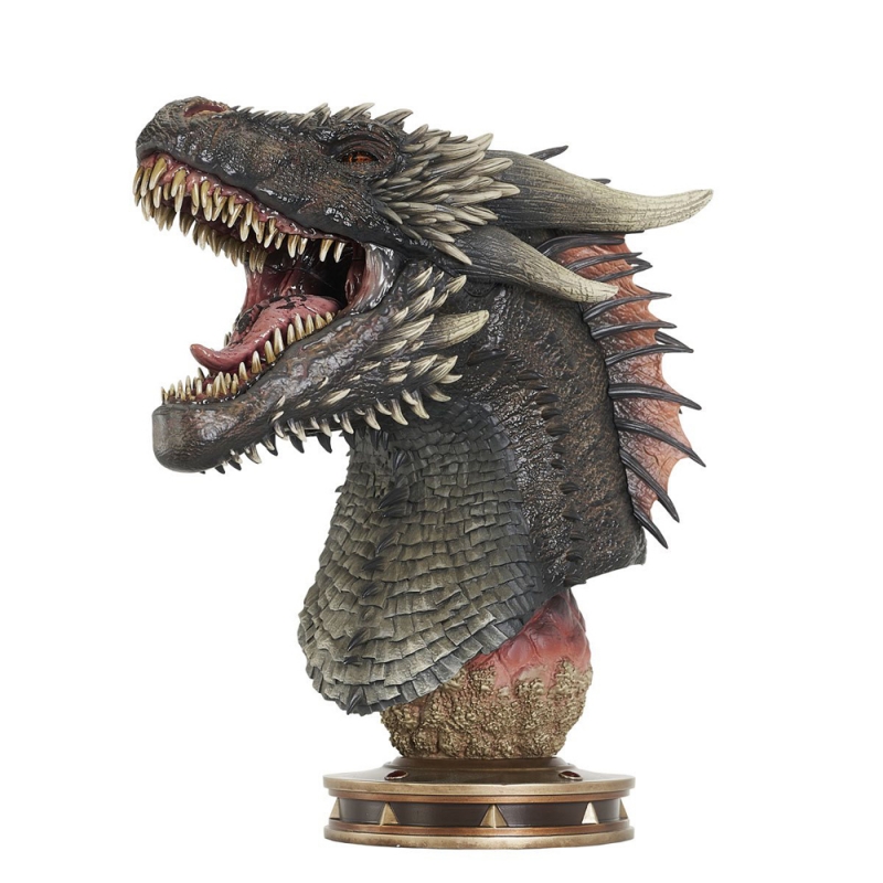 Game of Thrones Legends in 3D Drogon Resin 1:2 Scale Statue Bust - Click Image to Close