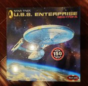 Star Trek Enterprise 1701 Refit and NX-01 1/350 Scale Model Kit + Light Kit