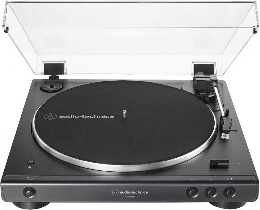 Audio Technica AT-LP60XBT-BK Bluetooth Wireless Turntable (Black) - Click Image to Close