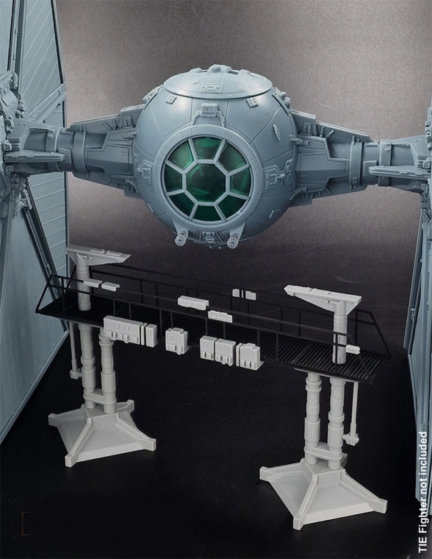 Star Wars Imperial Service Gantry for 1/32 Scale Tie Fighter Model Kit by AMT - Click Image to Close