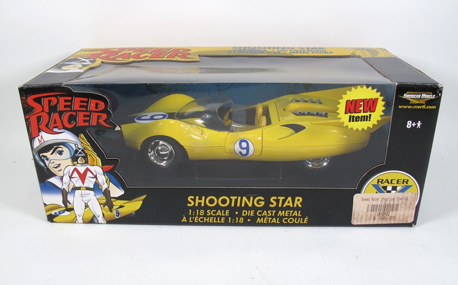 Speed Racer Shooting Star 1/18 Scale Diecast Replica - Click Image to Close