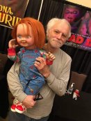 Child's Play Chucky Good Guy Plush Body Doll Signed by Ed Gale (Chucky) & Brad Dourif (Voice Of Chucky)