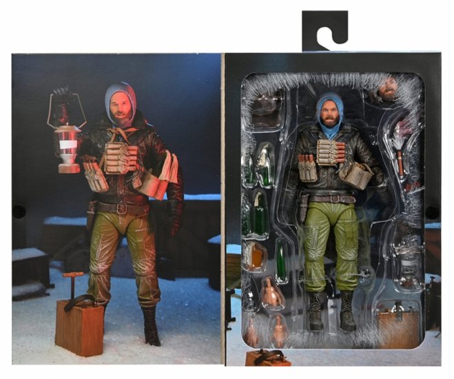  NECA The Thing Action Figure - Classic Kurt Multicolor Plastic  Toy (10 x 2 x 2.7) : Toys & Games