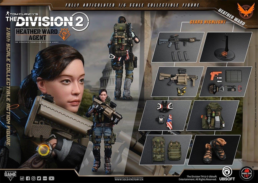 Division 2 Heather Ward Agent Ubisoft Game 1/6 Scale Figure by Soldier Story - Click Image to Close