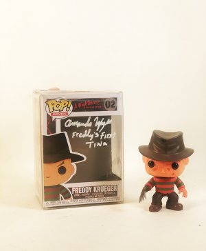 NightMare On Elm Street 1984 Tina Signed Freddy Funko POP