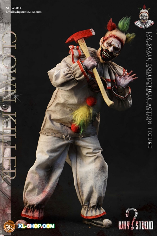 Horror Clown 1/6 Scale 12" Action Figure Why Studio - Click Image to Close