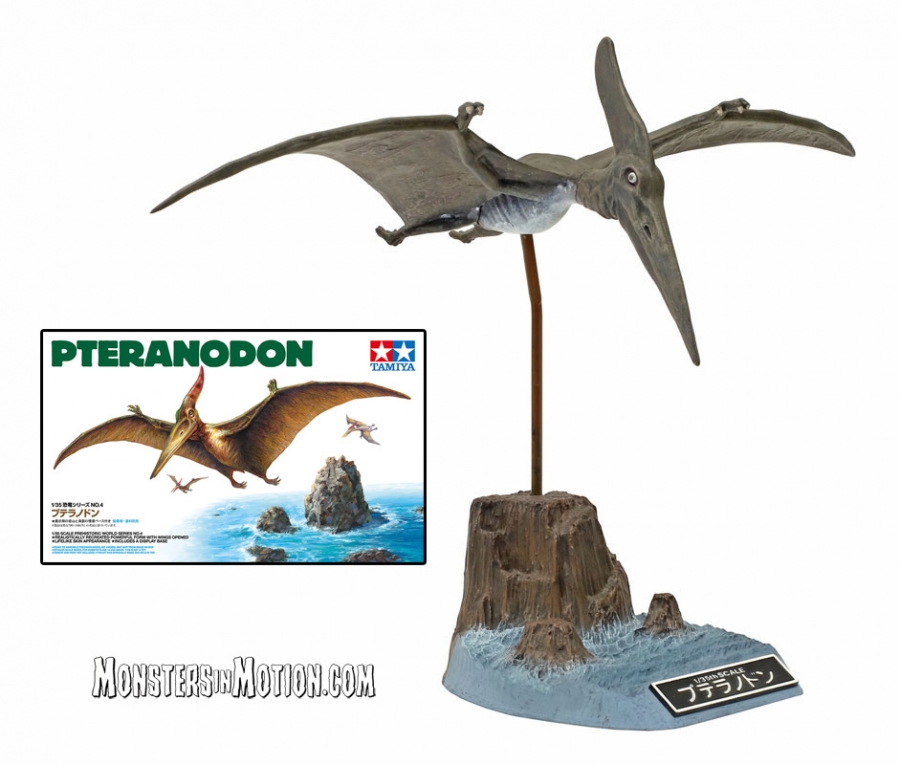 Pteranodon Dinosaur Bird Plastic Model Kit 1/35 Scale Plastic Model Kit by Tamiya Japan - Click Image to Close