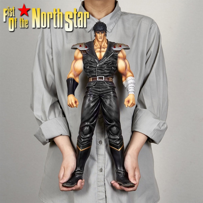 Fist of the North Star Kenshiro Mega Sofvi Vinyl Figure by Kaiyodo 20" Tall - Click Image to Close