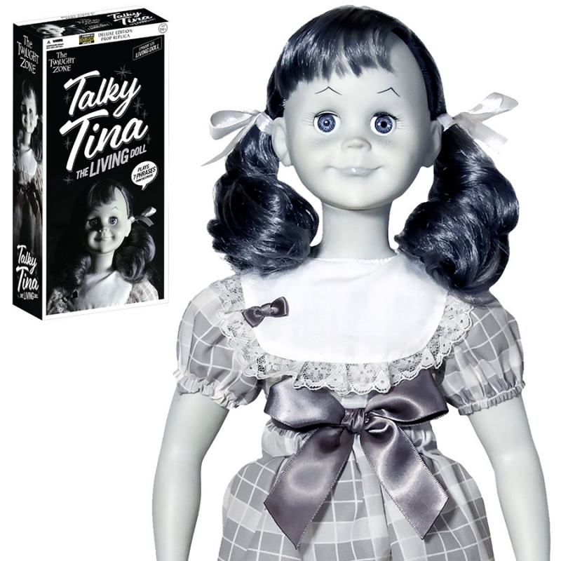 Twilight Zone Talky Tina 18-Inch Prop Replica Doll - Click Image to Close