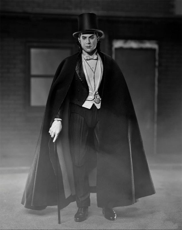 Dracula Bela Lugosi 7 Inch Figure by Neca B&W Version Universal Monsters - Click Image to Close