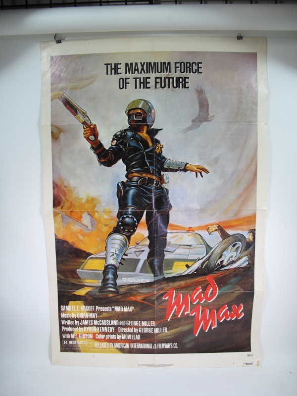 Mad Max 1979 Original First Run Movie Poster "Folded" - Click Image to Close