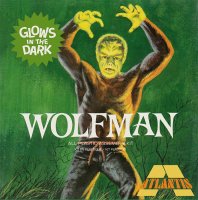 Wolf Man Aurora Reissue Glow 1/8 Scale Model Kit by Atlantis Lon Chaney Wolfman