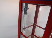 Telephone Booth RED 1/6 Scale Replica with Lights NOT MINT