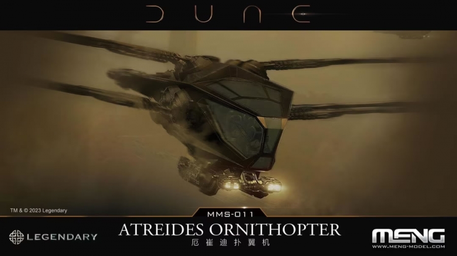 Dune (2021) Atreides Ornithopter Model Kit Meng - Click Image to Close