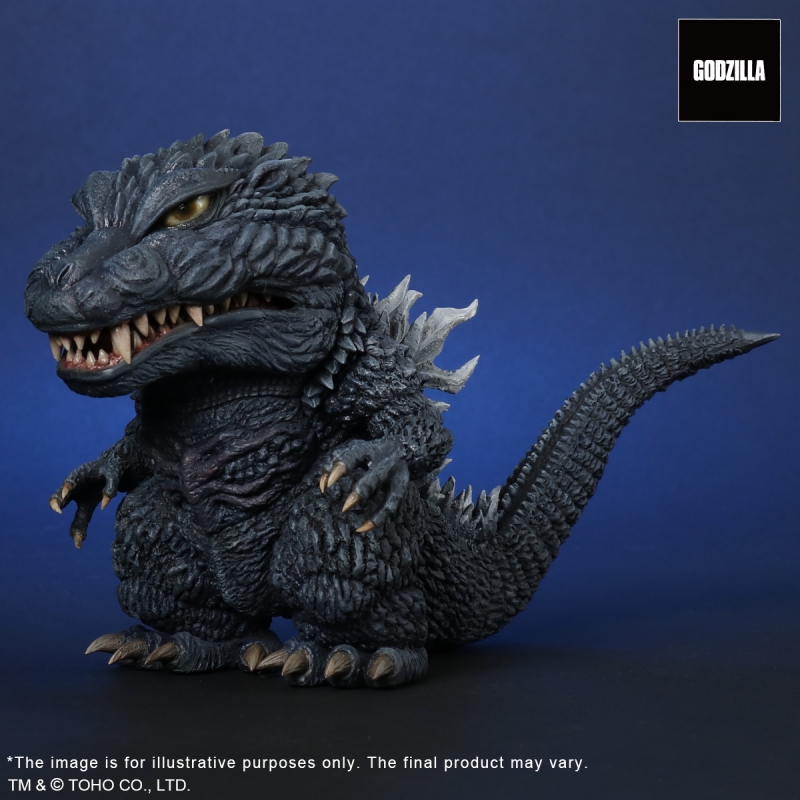 Godzilla 2003 Defo Real Vinyl Vigure by X-Plus - Click Image to Close