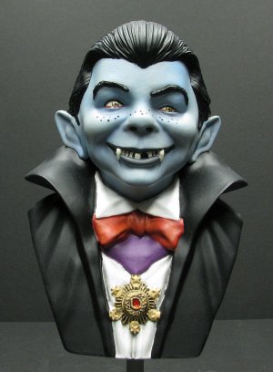 Alfred E. Drac Dracula Alfred E. Newman Tribute Bust Model Kit