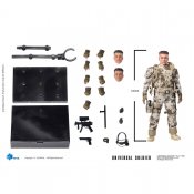 Universal Soldier (1992) Luc Deveraux Exquisite Jean-Claude Van Damme Super 1/12 Figure PX Hiya Toys