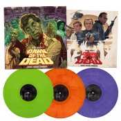 Dawn of the Dead (1978) Soundtrack Incidental Music De Wolfe Library Cues Colored Vinyl 3xLP