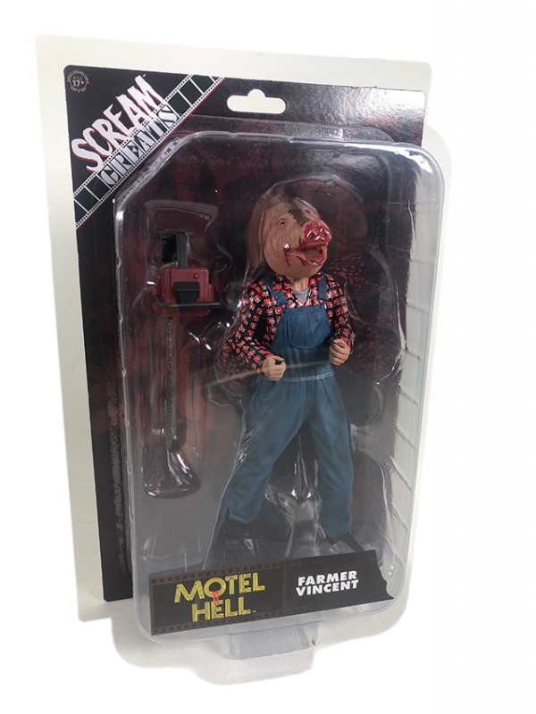 Motel Hell Farmer Vincent Scream Greats 8 Inch Figure - Click Image to Close