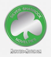 Halloween III Season of the Witch Silver Shamrock Logo Enamel Pin