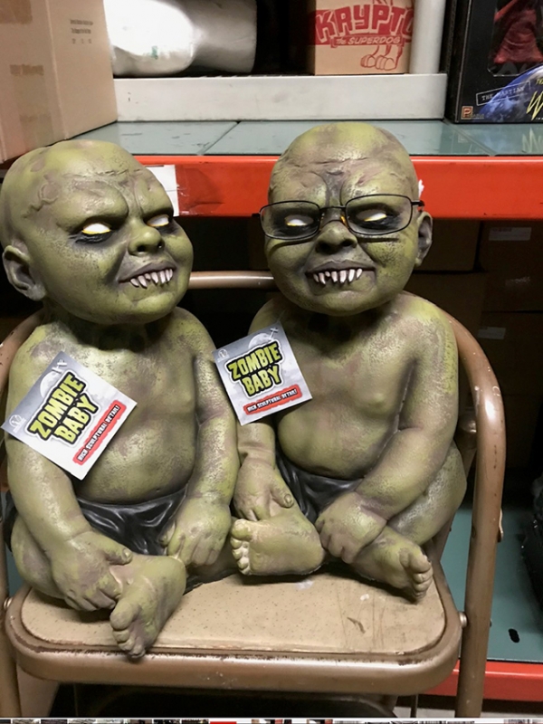 Zombie Baby Life Size 16" Horror Prop SPECIAL ORDER - Click Image to Close