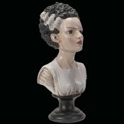 Frankenstein's Bride 14 Inch Statue Bust With LED Light Eyes