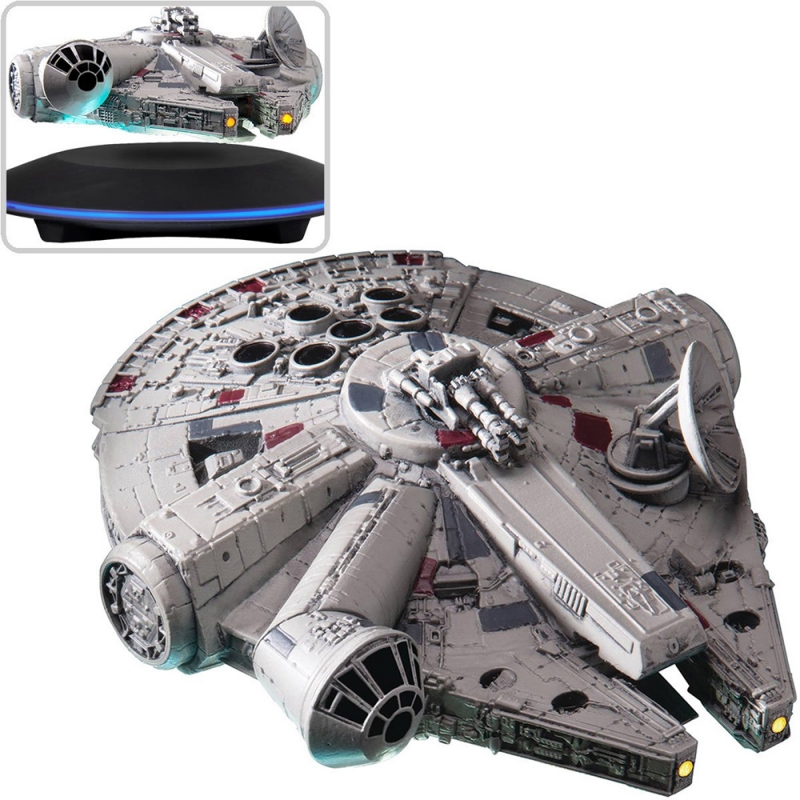 Star Wars Empire Strikes Back Millennium Falcon Floating Statue Egg Attack - Click Image to Close