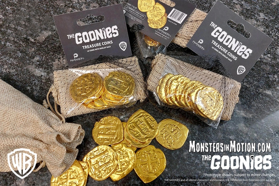 Goonies 1985 One-Eyed Willy's Loot Coin Metal Prop Replica Collection - Click Image to Close