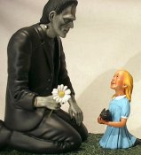 Frankenstein With Child 1/6 Scale Model Kit with Base By Pat Delaney