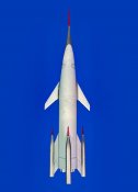 Satellite in the Sky 1956 Stardust Rocket 1/228 Scale Model Kit