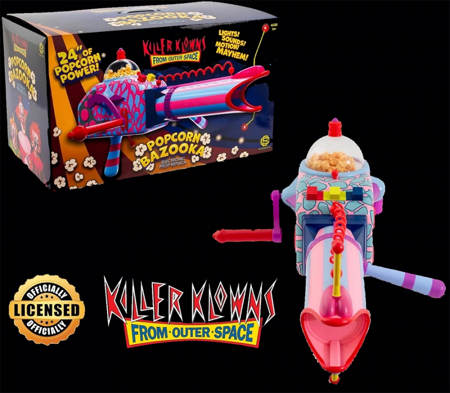 Killer Klowns from Outer Space 24-Inch Popcorn Bazooka Electronic Prop Replica - Click Image to Close