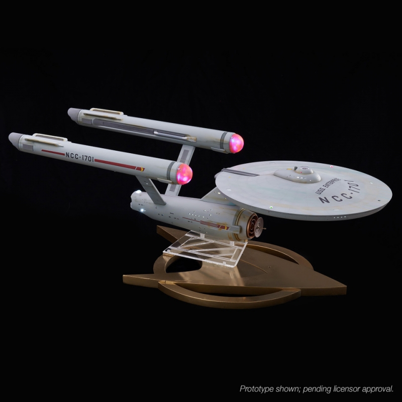 Star Trek 1/350 Scale Die Cast Replica U.S.S. Enterprise by Tomy Prestige Collection - Click Image to Close