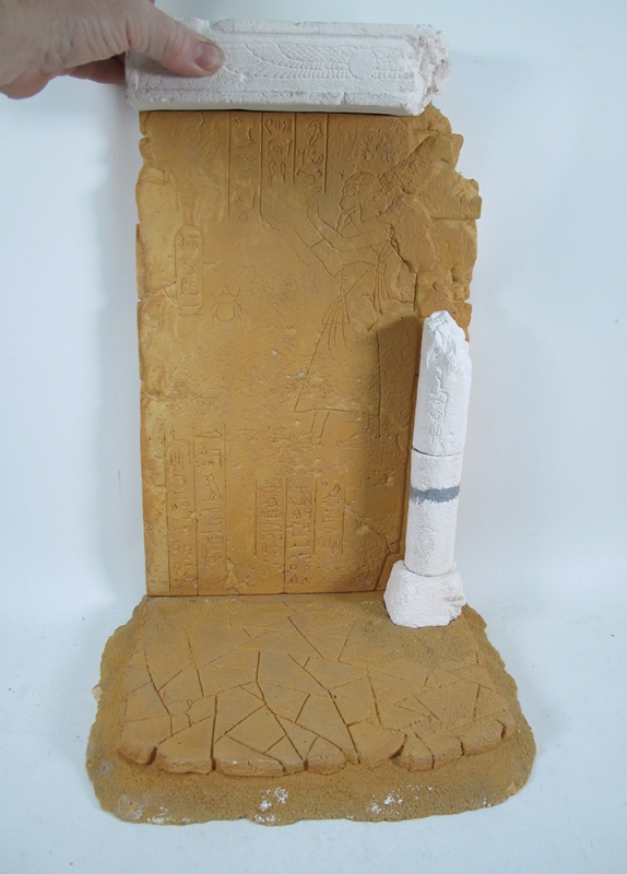 Egyptian Themed 1/6 Scale Base for Figures or Models - Click Image to Close