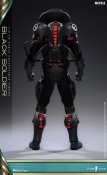 Black Soldier 1/6 Scale Figure with Lights by Mars Toys