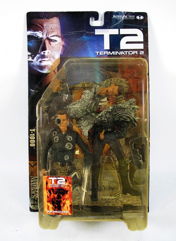 Terminator 2 Judgement Day T-1000 Movie Maniacs Figure by McFarlane Toys - Click Image to Close